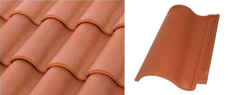 Teja cerámica mixta Cobert Delta de doble onda con un diseño innovador y de fácil instalación